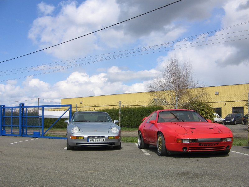 Porsche 928 CS et 968